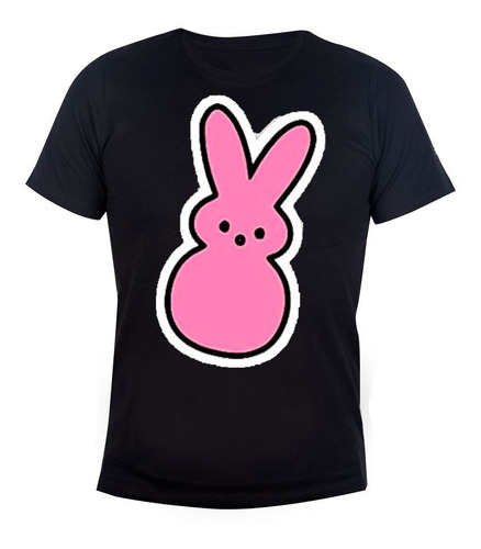 Remera Hombre Algodón Lil Peep Bunny Conejo Rosa 