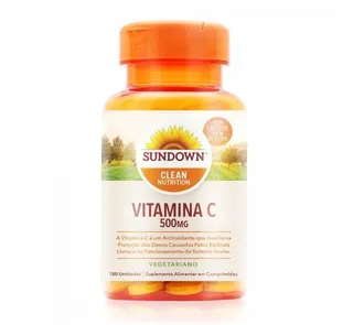 Vitamina C Premium 500mg  180 Caps Sundown Importado Eua 90c