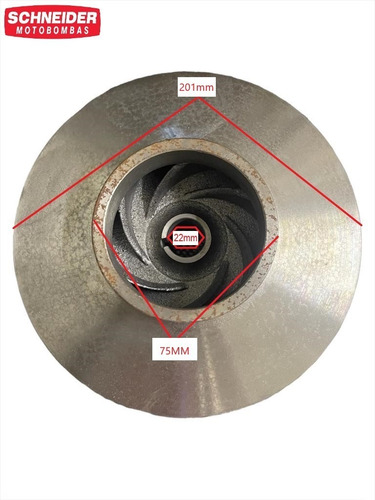 Rotor Fe Bc-22 R 1.1/2 Pol. 201mm 20cv - Schneider