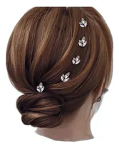 Comprar Asooll Horquillas Para El Cabello De Boda Piezas De Plata Pa