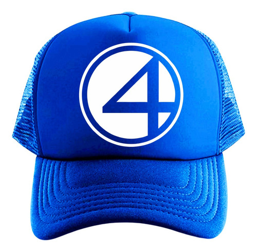 Gorra Trucker Los 4 Fantasticos Fantastic Series Geeks Blue 