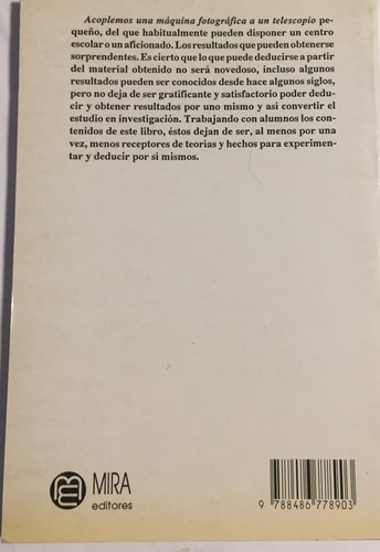 Libro Astronomia: Fotografia Y Telescopio Editores Mira