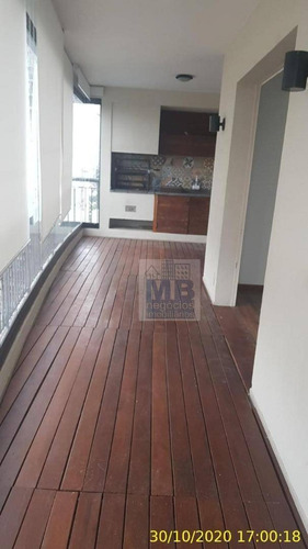 Imagem 15 de 29 de Apartamento Com 3 Dormitórios Para Alugar, 132 M² Por R$ 8.000,00/mês - Jardim Marajoara - São Paulo/sp - Ap4035
