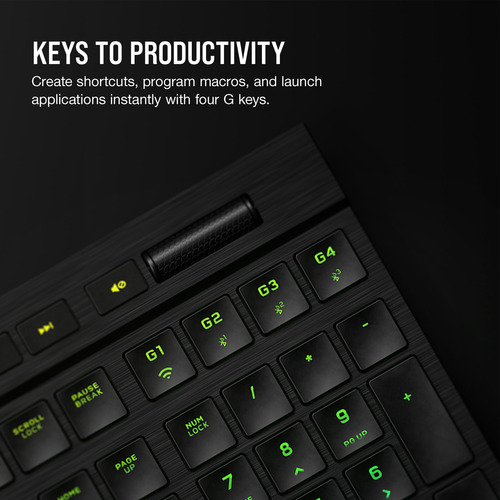 Teclado Corsair K100 Air Wireless Rgb Mechanical Gaming