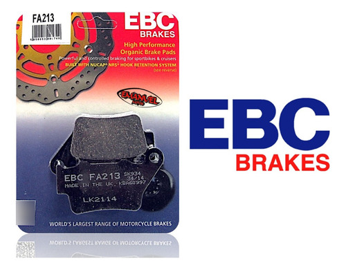 Pastilla De Freno Ebc Trasera Bmw F 650 Cs Scarver 00-07