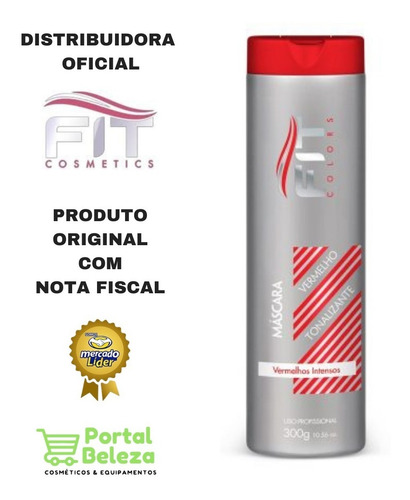 Mascara Tonalizante Vermelho Intenso - Fit Cosmetics