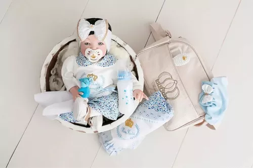 Bebê Reborn Barata Mamadeira Chupeta - 22 Itens - Chic Outlet - Economize  com estilo!