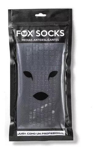 Combo Medias Fútbol Fox Socks Para Canilleras Blancas Zorro
