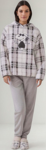 Pijama Fleece Snoopy Peanuts Cuadros