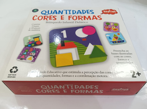 Jogo Educativo Cores E Formas Infantil Estimula A Percepção