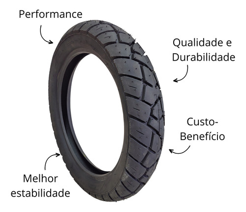 Pneu 120/80 R18 Traseiro Lander Tenere Tornado 250 Xre 300
