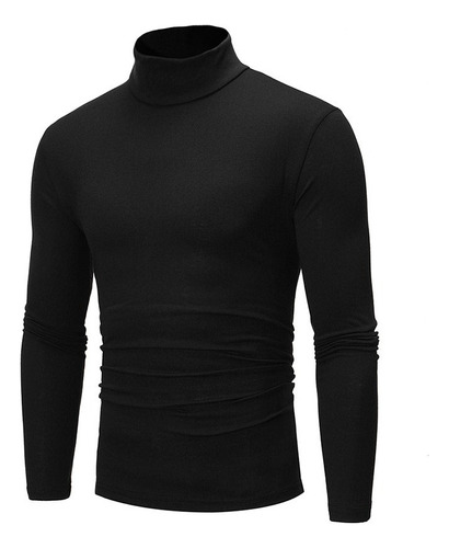 Sudadera Térmica Deporte Para Hombre Con Cuello Alto Tortuga