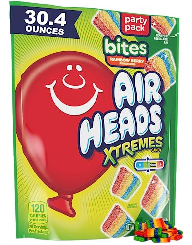 Airheads Xtremes Bites, Arcoíris, Bolsa De 30.4 Oz