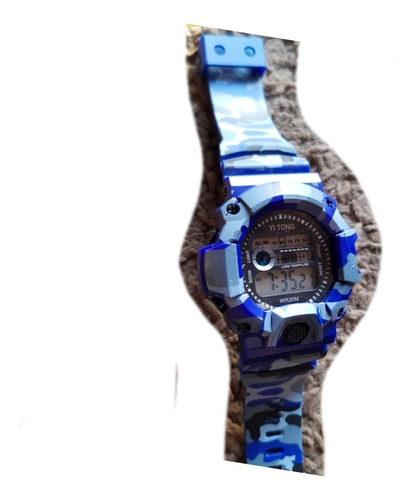 Reloj Digital Camuflado Hombre Cronometro