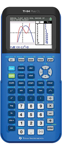 Calculadora Gráficas Texas Instruments Ti-84 Plus Ce Azul