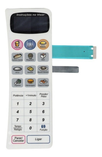 Membrana Teclado Microondas Panasonic Nn5658 Nn 5658 Junior