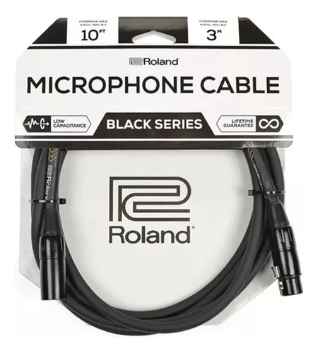 Cable Roland Canon Macho A Canon Hembra 3 Metros Rmc-b10