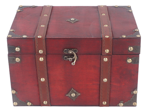 Treasure Chest Storage, Exquisitas Joyas De Madera Antiguas