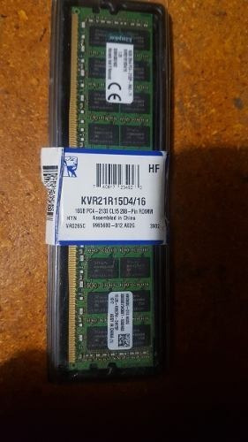 Memória RAM ValueRAM  16GB 1 Kingston KVR21R15D4/16