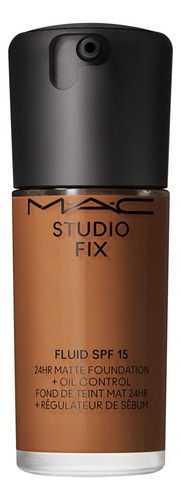 Base de maquiagem líquida M·A·C Cosmetics Studio Fix Fix Fluid FPS 15 tom média escura - 30mL