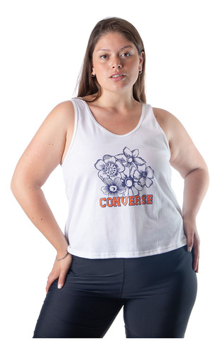 Musculosa Converse Flower Textil - D5582702 - Converse
