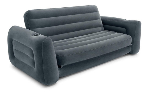 Sofá Cama Inflável Intex Casal Duplo 200kg Conforto - Intex