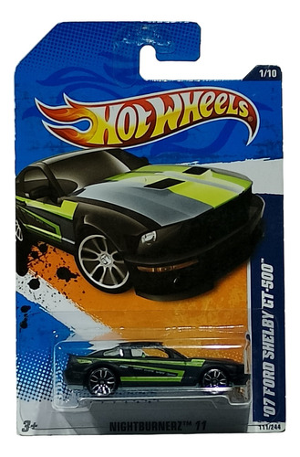 Hot Wheels 07 Ford Shelby Gt-500 K-241 #111 2011