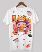 Comprar Remera Naruto Ramen, Naruto Uzumaki Kawaii Anime