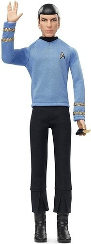 Boneco Barbie Star Trek Mr. Spock Edição 50 Anos Articulado