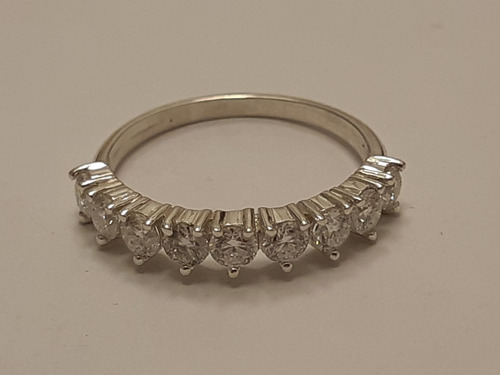 Aliança Ouro 18k Com 22 Moissanites 9pts 2,8mm Largura
