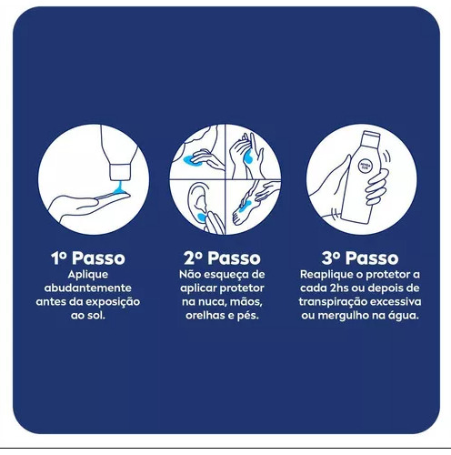 Kit 3 Protetores Solar Protect & Hidrata Fps50 200ml Nivea