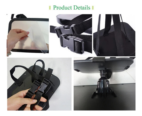 Espejo De Coche Ajustable Para Bebé,monitor De Seguridad