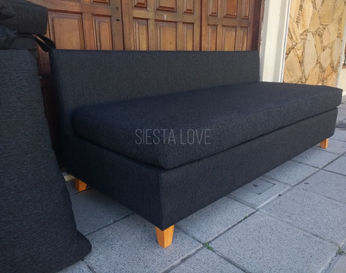 Imagen 4 de 5 de Sillon Sofá Tipo Cama (1.90mts) Chenille Antidesgarro