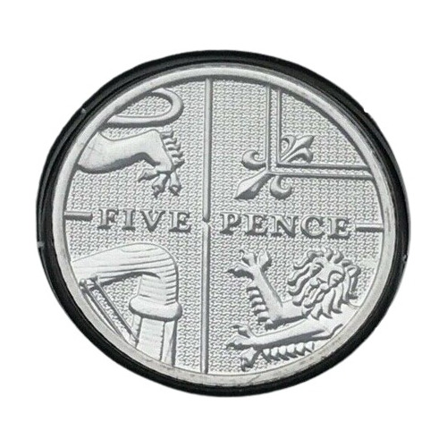 Gran Bretaña Five Pence 2013 - Puzzle - Km#1109d - Sin Circ