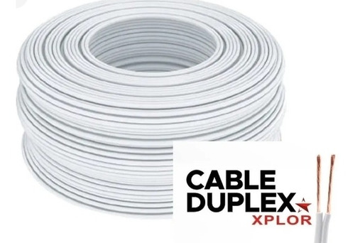 Cable 12 Duplex X10mtros Conductor Cobre Pcv Spt Chacao