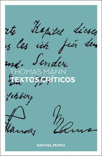 Textos Criticos - Thomans Mann - Navona People