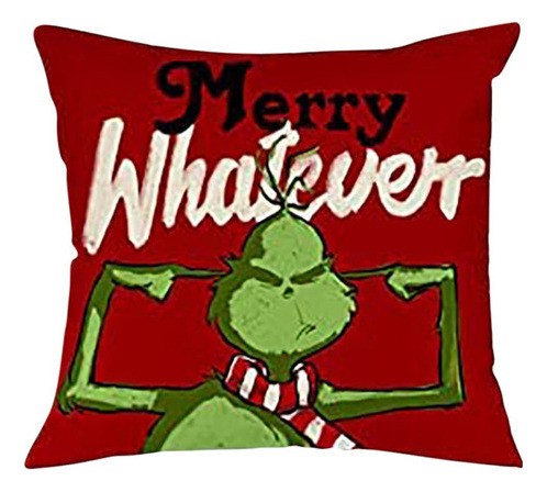 Fweaad 8 Fundas De Cojín De Navidad Grinch, Funda De