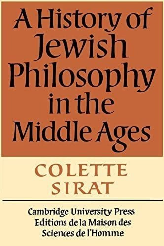 Libro: A History Of Jewish Philosophy In The Middle Ages
