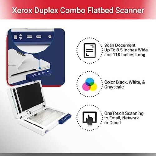 Escáner De Documentos De Superficie Plana Combinado Dúplex X