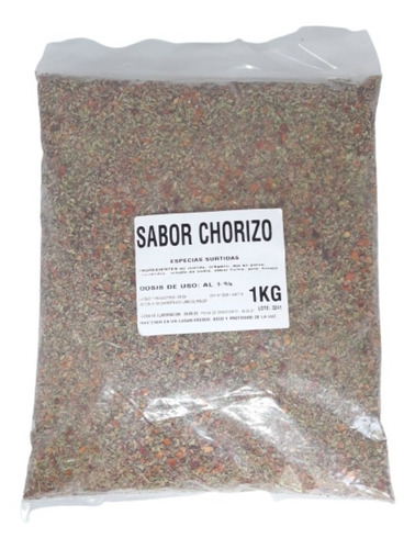 Sabor Chorizo X 1kg - Crapsa - Uso Al 1% - Excelente Calidad