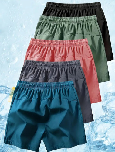 Short Unisex Deportivo, Tela Elastica De Secado Rapido.