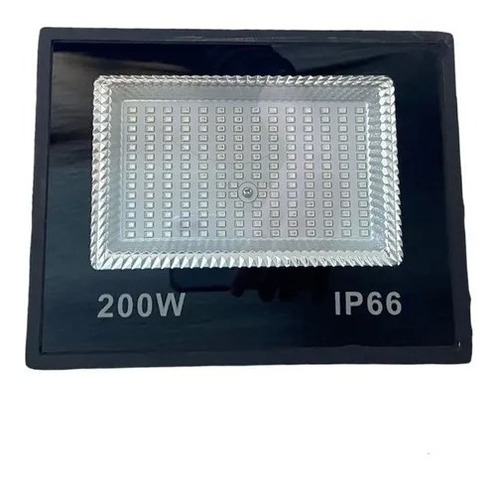 Refletor Led 200w Holofote Prova Dágua Ip66 Verde Cor da carcaça Preto 110V/220V