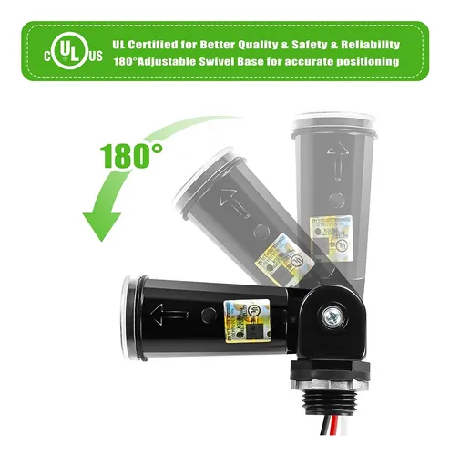 2-pack, Dusk To Dawn/day Night Sensor, Photoelectric | MercadoLivre