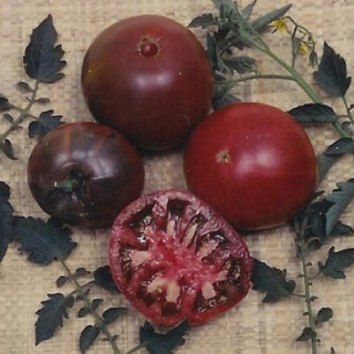 20 Semillas De Tomate Negro Crimea Lycop. Escul N43 Black Krim 
