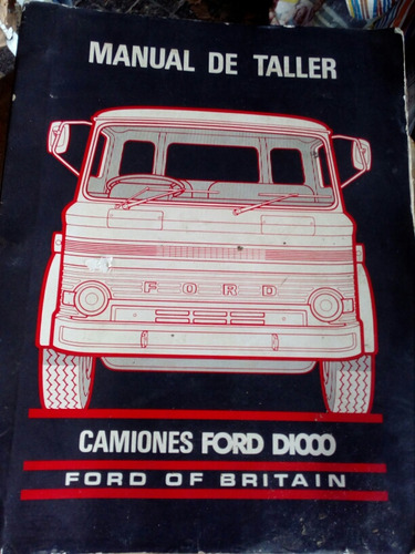 Manual Antiguo Camion Ford D1000 Ingles Impreso Castellano