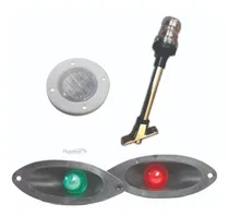 Comprar Luz De Navegación X 3 Combo Proa Popa Fondeo Lanchas Náutica