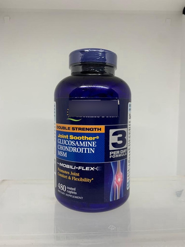 Glucosamina Chondroitin Condroitina Msm 1500mg 480 Tabletas Sabor Sin sabor
