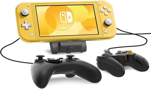 Hori NS2-039U Base Dual USB PlayStand Nintendo Switch Con 2 Puertos USB Color Negro