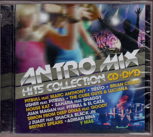 Cd+dvd Pitbull-marc Anthony-britney Spears-tiesto-antro Mix 