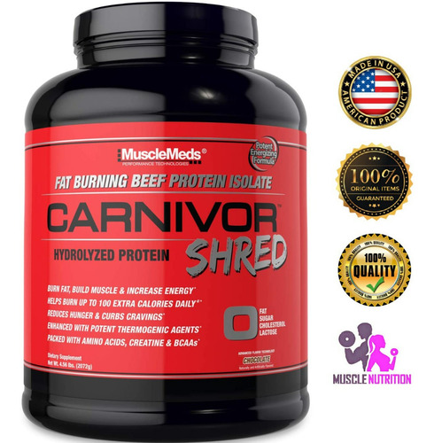 Carnivor Shred 4 Lbs Proteina Registro Sanitario 